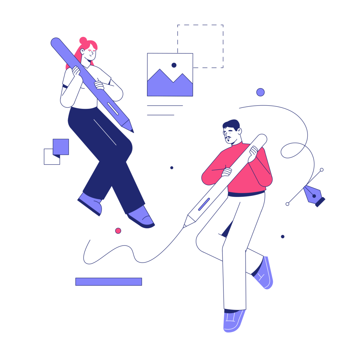 Creative Developers animated Illustrations Premium Lottie/JSON Library